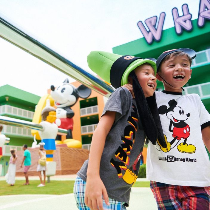 Goofy & Mickey Mouse together