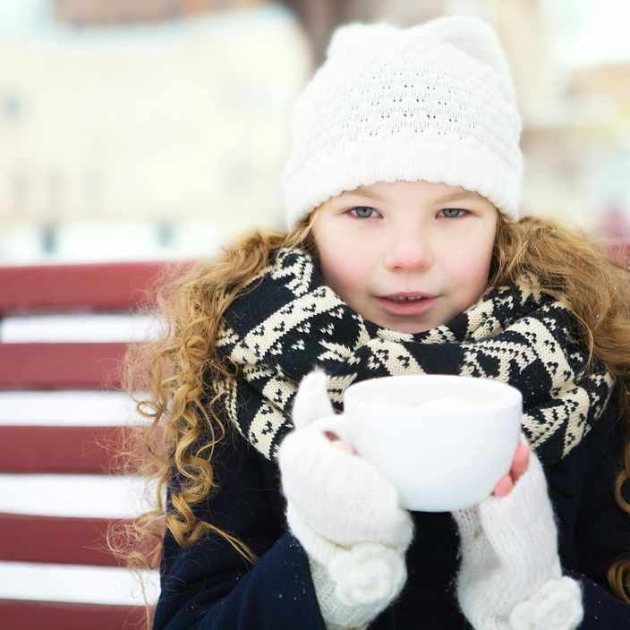 friends drinking hot chocolate