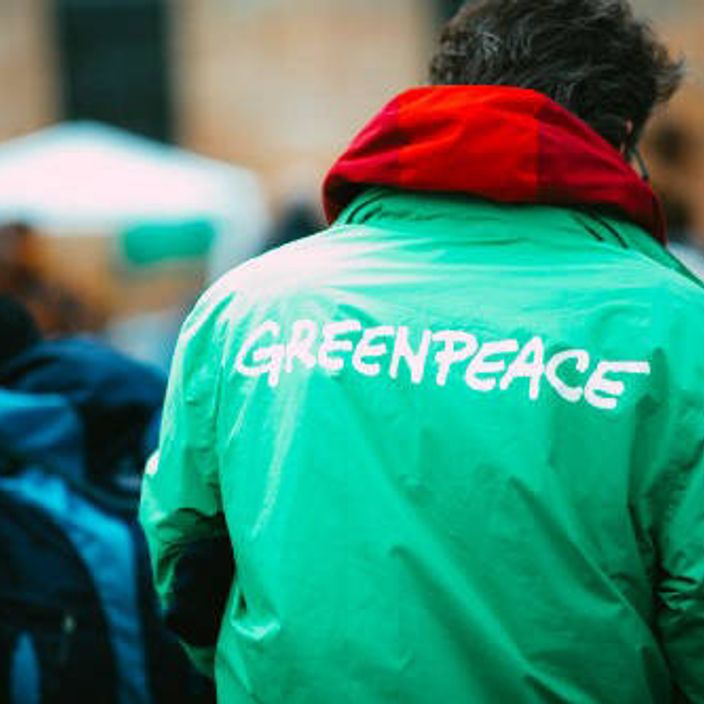 Greenpeace volunteer