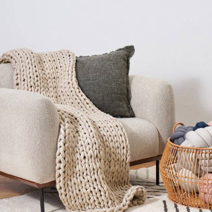 Bearaby cotton weighted blanket