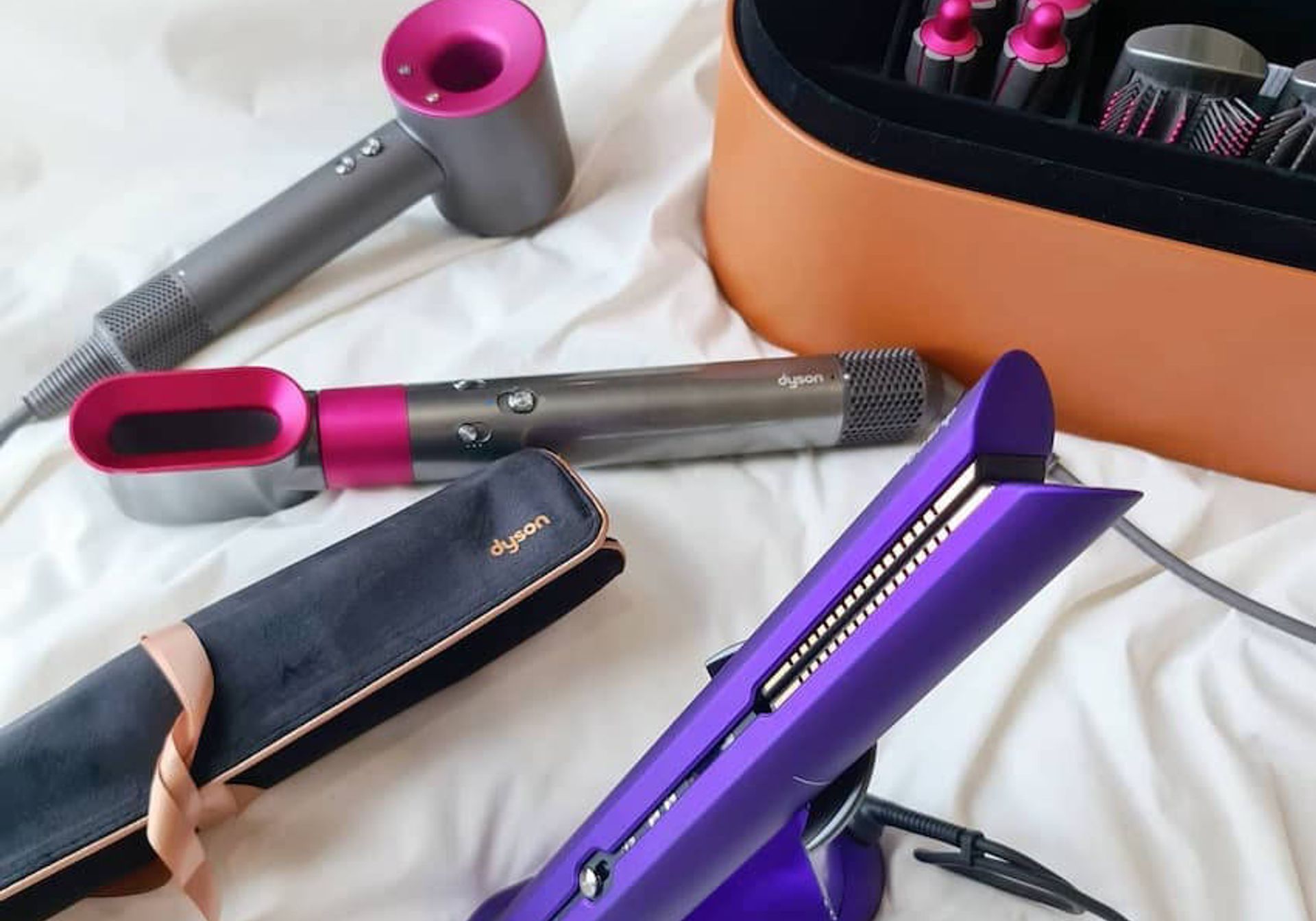 Dyson Supersonic hair dryer and Corrale hair straightener