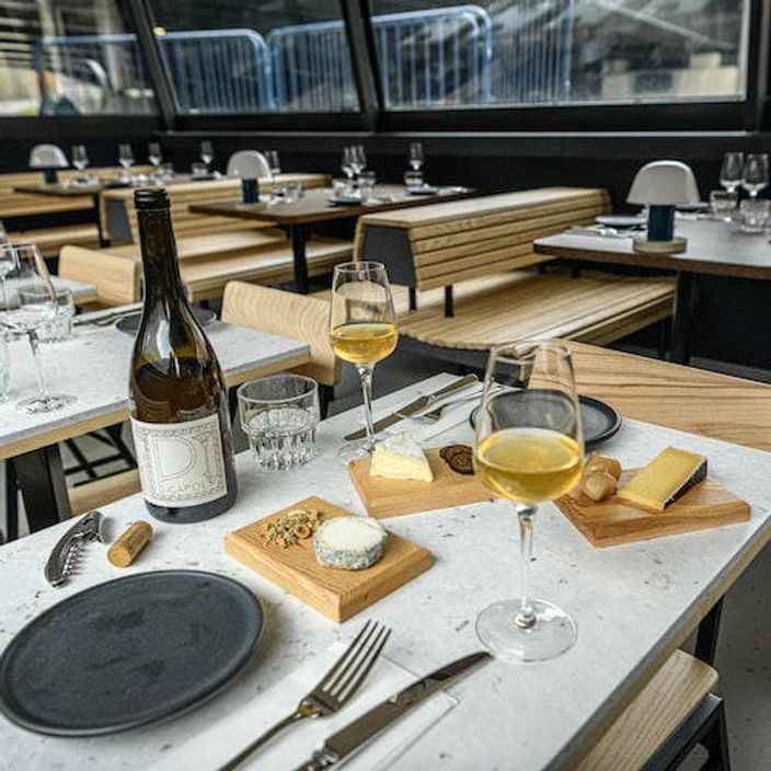 Afternoon cheese and wine aboard a barge on Regent's Canal