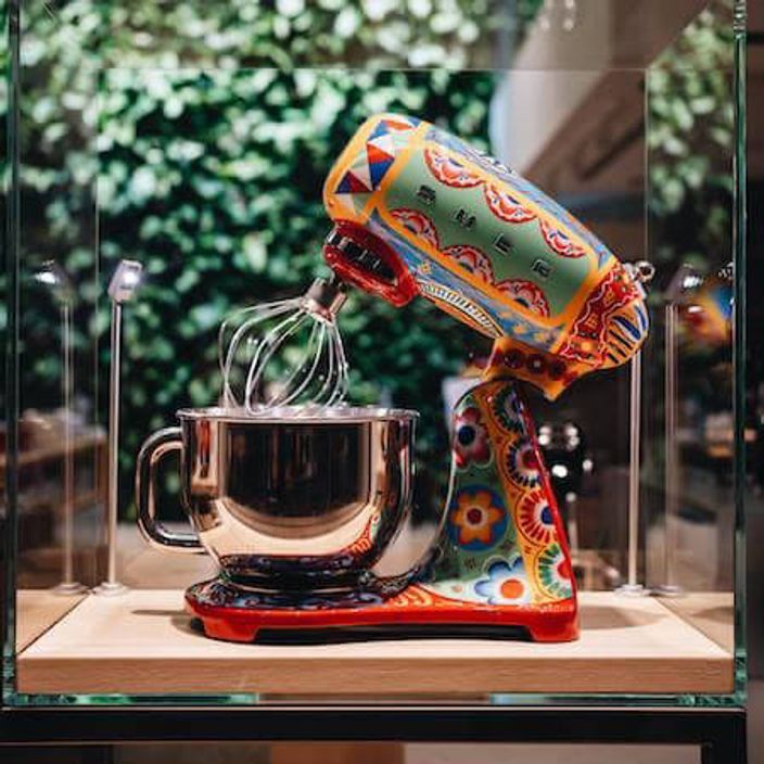 Painted decorated KitchenAid mixer