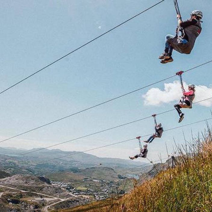 Zip World Titan Experience zip lining