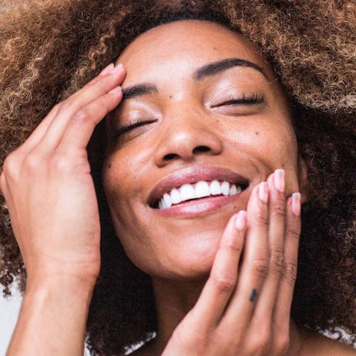 Woman with healthy skin